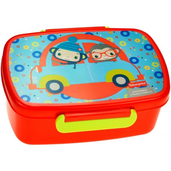 Πλαστικό Δοχείο Φαγητού Fisher Price πορτοκαλί